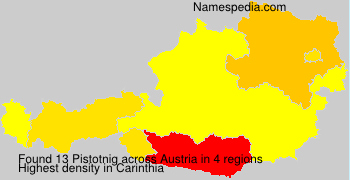 Surname Pistotnig in Austria Surname Pistotnig in Austria