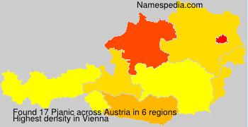 Surname Pjanic in Austria Surname Pjanic in Austria