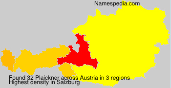 Surname Plaickner in Austria Surname Plaickner in Austria