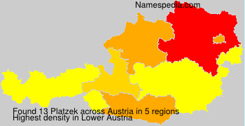 Surname Platzek in Austria Surname Platzek in Austria