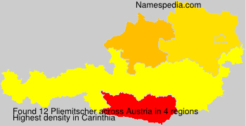 Surname Pliemitscher in Austria Surname Pliemitscher in Austria
