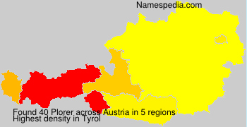 Surname Plorer in Austria Surname Plorer in Austria