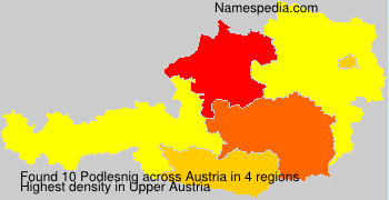 Surname Podlesnig in Austria Surname Podlesnig in Austria