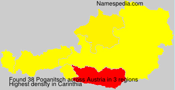 Surname Poganitsch in Austria Surname Poganitsch in Austria