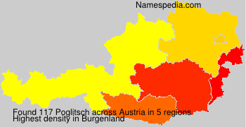 Surname Poglitsch in Austria Surname Poglitsch in Austria