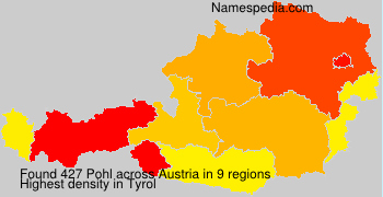 Surname Pohl in Austria Surname Pohl in Austria