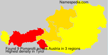 Surname Pomarolli in Austria Surname Pomarolli in Austria