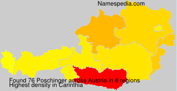 Surname Poschinger in Austria Surname Poschinger in Austria