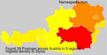 Surname Posinger in Austria Surname Posinger in Austria