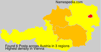 Surname Posta in Austria Surname Posta in Austria
