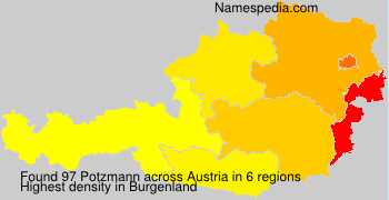 Surname Potzmann in Austria Surname Potzmann in Austria