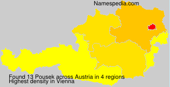 Surname Pousek in Austria Surname Pousek in Austria