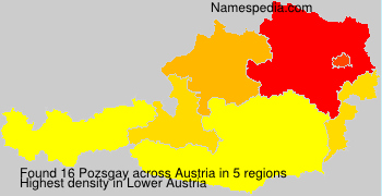 Surname Pozsgay in Austria Surname Pozsgay in Austria