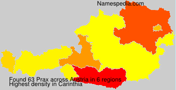Surname Prax in Austria Surname Prax in Austria