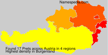 Surname Prets in Austria Surname Prets in Austria