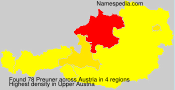 Surname Preuner in Austria Surname Preuner in Austria