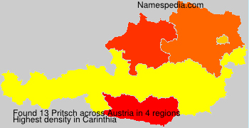 Surname Pritsch in Austria Surname Pritsch in Austria