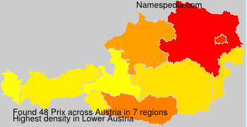 Surname Prix in Austria Surname Prix in Austria