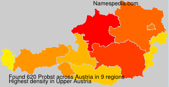 Surname Probst in Austria Surname Probst in Austria