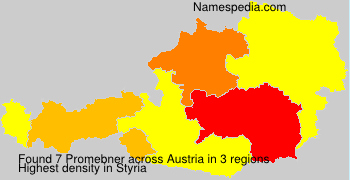 Surname Promebner in Austria Surname Promebner in Austria