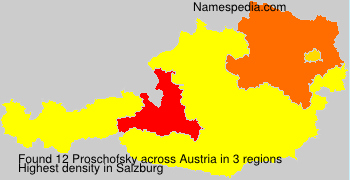 Surname Proschofsky in Austria Surname Proschofsky in Austria