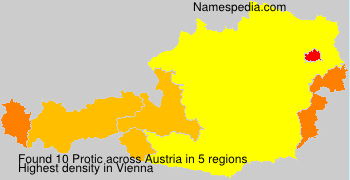 Surname Protic in Austria Surname Protic in Austria
