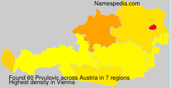 Surname Prvulovic in Austria Surname Prvulovic in Austria