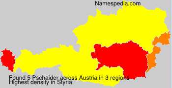 Surname Pschaider in Austria Surname Pschaider in Austria