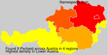 Surname Pscheid in Austria Surname Pscheid in Austria