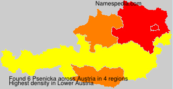 Surname Psenicka in Austria Surname Psenicka in Austria