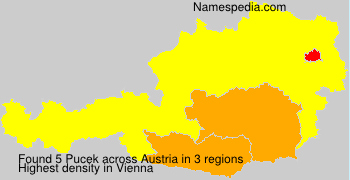 Surname Pucek in Austria