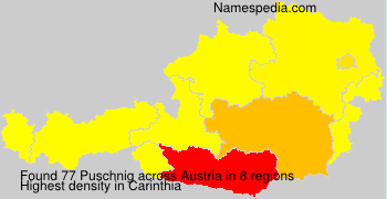 Surname Puschnig in Austria Surname Puschnig in Austria