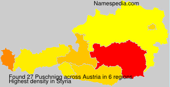 Surname Puschnigg in Austria Surname Puschnigg in Austria