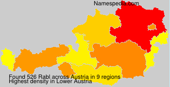 Surname Rabl in Austria Surname Rabl in Austria