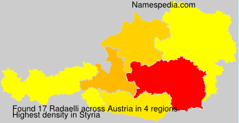 Surname Radaelli in Austria Surname Radaelli in Austria