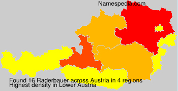 Surname Raderbauer in Austria Surname Raderbauer in Austria