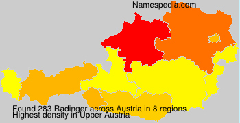 Surname Radinger in Austria Surname Radinger in Austria