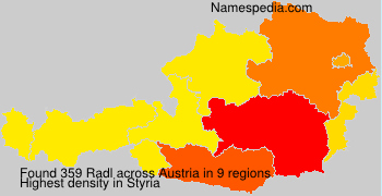 Surname Radl in Austria Surname Radl in Austria