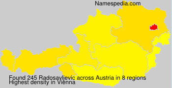 Surname Radosavljevic in Austria Surname Radosavljevic in Austria