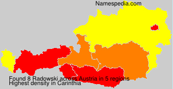 Surname Radowski in Austria Surname Radowski in Austria