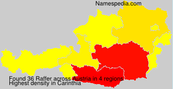 Surname Raffer in Austria Surname Raffer in Austria