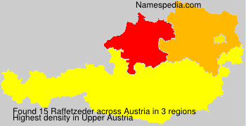 Surname Raffetzeder in Austria Surname Raffetzeder in Austria