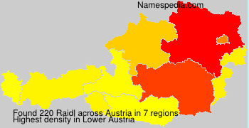 Surname Raidl in Austria Surname Raidl in Austria