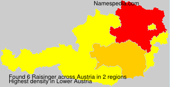 Surname Raisinger in Austria Surname Raisinger in Austria