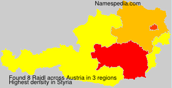 Surname Rajdl in Austria Surname Rajdl in Austria