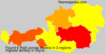Surname Rajh in Austria Surname Rajh in Austria