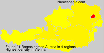 Surname Ramos in Austria