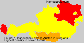 Surname Rasdeuschek in Austria Surname Rasdeuschek in Austria