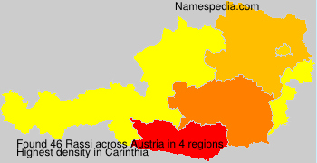 Surname Rassi in Austria Surname Rassi in Austria