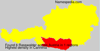 Surname Rasswalder in Austria Surname Rasswalder in Austria